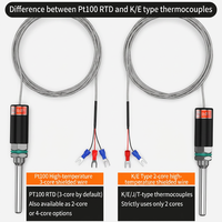 Sonde de température à résistance en platine Pt100 WZP-187, étanche, haute précision, résistante à la chaleur, sonde de détection