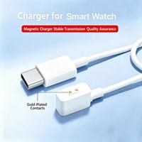 Câble de charge magnétique pour montre connectée avec charge rapide TYPE-C, chargeur magnétique portable pour montres connectées