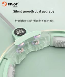 Высококачественные регулируемые Утяжеленные обручи Hoola цифровой умный круг для похудения жиросжигающий массаж - Product Image 5