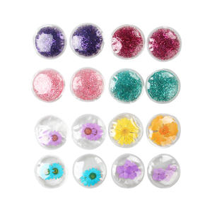 Masque pour les yeux circulaire avec sac de glace réutilisable pour compresses froides et chaudes Pack de glace rond en gel de vin rouge, masque pour les yeux à compresse froide et chaude - Product Image 6