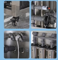 Pompa mesin pemurni air RO Stainless Steel, sistem Osmosis terbalik untuk penyaringan pemurni air murni