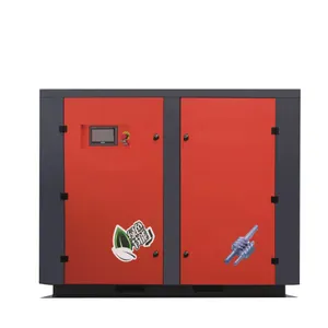 Electric silent oil free 15kw 22kw 55kw 90kw 132kw 160kw 200kw 355kw 500kw refrigerator screw air compressor 7bar-13bar