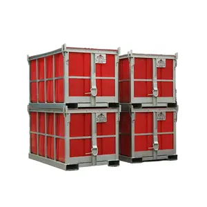 Rectangular Extra Large Thickened grape bins Heavy Duty Bulk Stackable Pallet Container Grape Storage Box