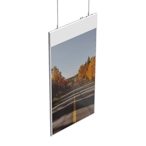 Pantalla LCD Digital Colgante <span class=keywords><strong>de</strong></span> Techo <span class=keywords><strong>de</strong></span> Alto Brillo, Pantalla Táctil para Interiores, Animación, OEM Disponible, Tienda Minorista 1 - Product Image 1