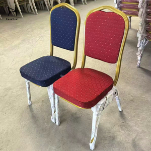 Atacado Banquete Cadeiras para Casamentos Igreja e Hotéis Portátil e Barato Luxo Móveis Empilhados - Product Image 6
