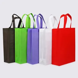 Cheap Promotional Shopping Bag With Logo Shoe Bag Non Woven Handle Bag Factory