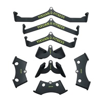 Équipement de tension en acier Câble Machine Attachements Curl Triceps Lat Pulldown Bar Retour Force Fitness Équipement Accessoires