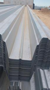 0,7 0,8 0,9 1mm Hoja de cubierta de metal para piso Cubierta de acero corrugado galvanizado para construcción de estructuras de acero - Product Image 5