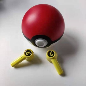 Poke Mon <span class=keywords><strong>mini</strong></span> tai nghe Pikachu Hifi đúng không dây Earbuds Bass in-ear Tai nghe điều khiển cảm ứng Pokeball chơi game tai nghe cho thể thao A3 - Product Image 6