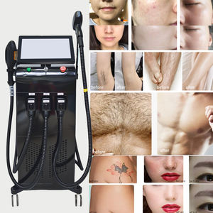 Máquina de lapeado láser 4 en 1, equipo de belleza para Reconocimiento de tono de piel, instrumento de depilación láser para mujeres, 1800W - Product Image 2