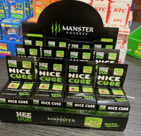 Balle anti-stress souple en forme de boisson, idéale comme cadeau d'événement ou pour les fêtes, jouet sensoriel en forme de cube pour soulager le stress