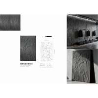 Panneaux muraux en pierre PU 3D naturelle et moderne, grandes dalles légères, imitation pierre, pour villas, fermes, comptoirs de cuisine imperméables