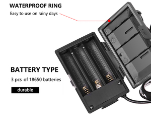 <span class=keywords><strong>Linterna</strong></span> <span class=keywords><strong>Frontal</strong></span> Recargable de Alta Potencia de 300 Metros, P70 P90 con Zoom, a Prueba de Explosiones, Brillante XHP90 - Product Image 3