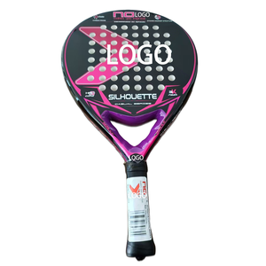 Raquettes de Padel de Haute Qualité en Gros, Cadre en Fibre de Carbone Aérodynamique Forme Goutte d'Eau, Cœur en EVA - Product Image 3