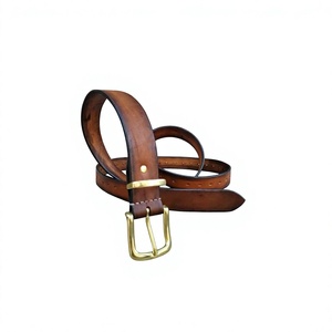 Cinturones de Cuero Vacuno 100% Personalizados con Hebilla Cuadrada de Acero, Cinturón Masculino de Estilo Europeo Casual y Ecológico - Product Image 5