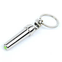 Porte-clés décapsuleur pour bouteilles de vin et de bière, décapsuleur portable mini multifonctionnel en alliage de zinc, plaqué laiton antique, étanche