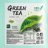 Thé vert au jasmin naturel de qualité supérieure de 500g élégant pour les magasins de thé à bulles Magasins de boissons Restaurants Boîte Sac Bouteille incluse