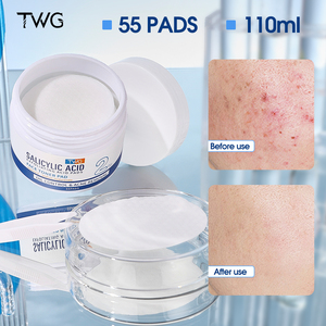 TWG RTS Tampon de toner BHA anti-acné pour la réparation rapide et efficace des boutons et des cicatrices pour le visage Tampons de toner exfoliants pour la peau Tampons de toner anti-acné pour le visage - Product Image 4