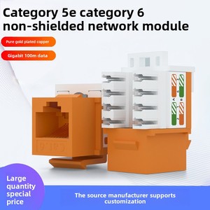 Nhà Sản Xuất Bán Buôn Gigabit Vàng-Mạ 90-Độ Vá Dây Cat5e Cat6 RJ45 Ổ Cắm Mô-đun Mạng <span class=keywords><strong>Keystone</strong></span> <span class=keywords><strong>Jack</strong></span> - Product Image 6