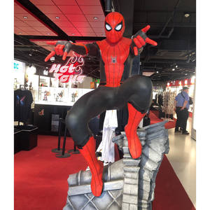 Estatua de Spider-<span class=keywords><strong>Man</strong></span> de tamaño real, artesanía de resina, personaje de película invertida, escultura de Spider-<span class=keywords><strong>Man</strong></span>, escultura de araña suspendida de fibra de vidrio - Product Image 4