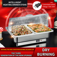 Chauffe-plat en acier inoxydable Chauffe-plat pliant en acier inoxydable