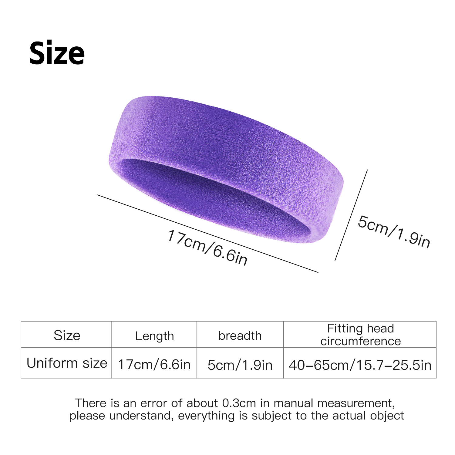ASTER 6-Piece Sweatband Set – Headbands & Wristbands For Sports & Workouts – Moisture-Wicking & Comfortable For Men & Women - View #8