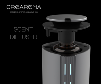 Diffuseur d'arômes sans eau rechargeable à application intelligente Diffuseur d'arômes Bluetooth/WIFI Diffuseurs de parfum à tour télécommandée pour la maison