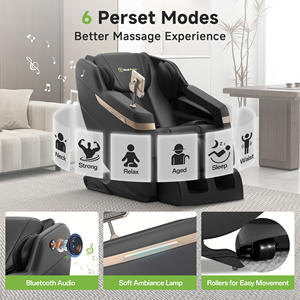 Masajeador de 8 Puntos con Pantalla LCD de 7/8 Pulgadas, Control Remoto de 4.3 Pulgadas, Bluetooth, Reposapiés Extensible y Masaje de Aire de 20 Celdas - Product Image 3