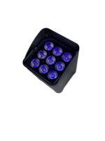 Projecteur LED extérieur étanche IP65 DMX512 RGBW en aluminium, alimenté par batterie, pour une utilisation variée et polyvalente