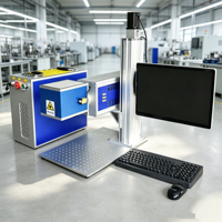 Graveur laser CO2 compact de type split, marqueur laser CO2 portable pour l'impression de dates et de logos sur emballages