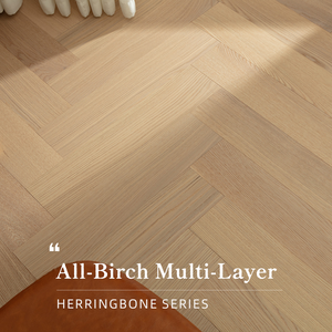 Suelo de Madera Maciza de Caoba de Tres Capas Personalizado, 13 mm, Moderno, para Interiores, Calefacción por Suelo Radiante, Compuesto Multicapa, Dormitorio ABC - Product Image 2