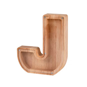 Hucha para niños, cajas de dinero, cajero automático, Caja de Ahorro de madera personalizada, hucha con letras para monedas, niños y adultos - Product Image 4