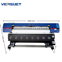 Imprimante à sublimation VERSIJET 1800 mm, niveau d'entrée de gamme, 2 têtes d'impression Eps I3200 pour la production de petits textiles