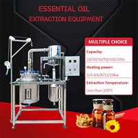 Équipement d'extraction d'huile essentielle de citronnelle machine d'extraction machine de distillation distillateur d'essence végétale