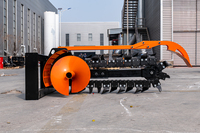 Grosir obral Ditcher rantai hidrolik penggali lampiran Skid Steer