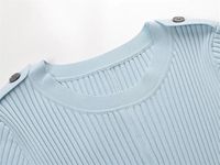 Robe élégante pour femmes, toutes saisons, unie, col rond, manches courtes, en nylon tricoté, simple, décontractée, ajustée, droite, avec ceinture