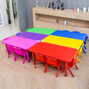 Juego de Mesa y Silla para Niños Lida, Tamaño Estándar, Plástico Resistente, Diseño Moderno, para Jardín de Infancia, Bebés y Niños, Uso Escolar - Product Image 1