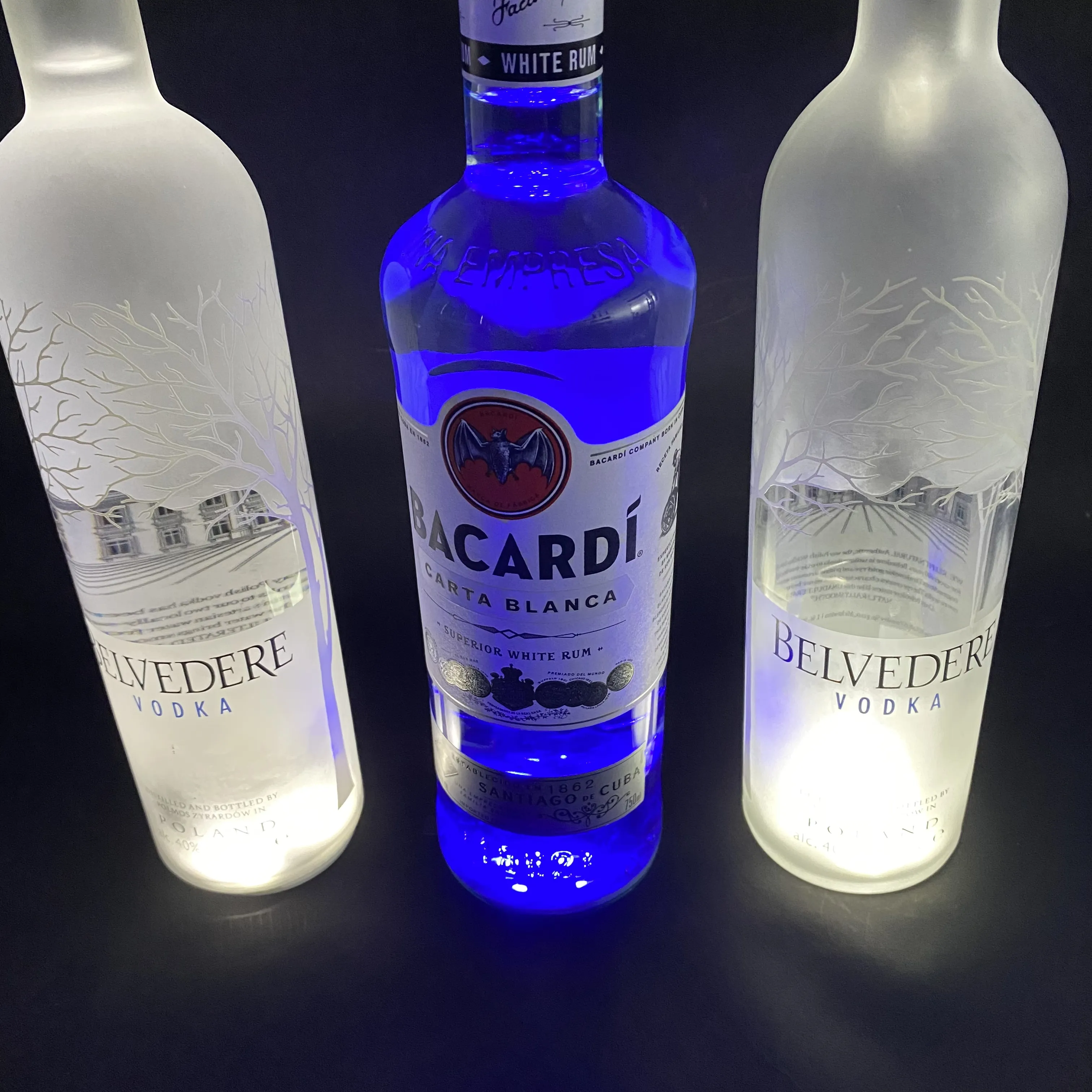 Led Coasters Flashing Car Cup Holder Glowing Colorful Drink Glass Coaster Lights Led Bottle Sticker Led Bottle Light