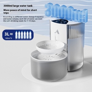 Pet thông minh lớn 3.5L nước tự động quả sinh thái thân thiện không dây sạc sạch ô nhiễm tách Bán Phá Giá Mèo con chó nước - Product Image 4