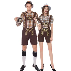Traditional German Oktoberfest Costumes Bavarian Beer Man Maid Costume 3-Piece Festival Western Sexy Maid Costume For Women