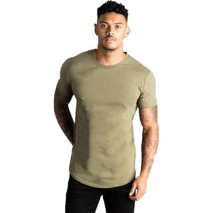 T-shirt en coton décontracté pour hommes de haute qualité en gros fitness gym t-shirt - Product Image 6