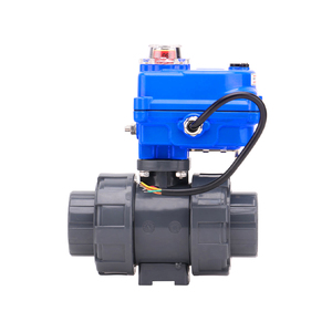Válvula de bola motorizada de 2 vías de UPVC/PVC para agua, compatible con AC24V, DC24V, AC220V, con actuador, compatible con OEM - Product Image 4