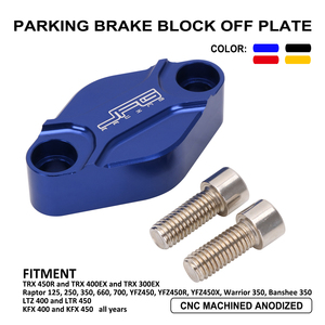 JFG CNC Nhôm TRX 450R YFZ450 KFX 450 Xe Máy ATV Đậu Xe Phanh Khối Off Tấm Banshee 350 - Product Image 6