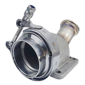 ข้อต่อเทอร์โบสแตนเลสแบบ Vband 90 องศา ขนาด 2.5 นิ้ว T3/T4 พร้อมวาล์ว Wastegate ยี่ห้อ Tial ขนาด 38 มม. พร้อมหน้าแปลน Mvs - Product Image 1