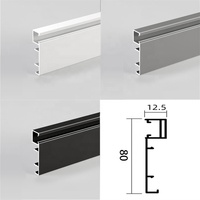 NIUYUAN OEM Plinthe en aluminium à LED moderne et durable, conçue en usine
