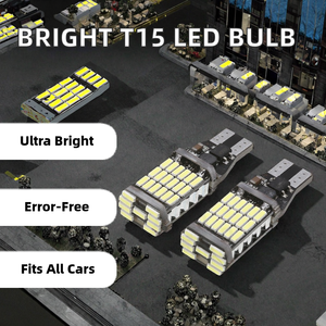Super Bright White T15 W16W LED Signal Light 4014 SMD Canbus Sans Erreur DC12V Reverse <span class=keywords><strong>Parking</strong></span> Back Lamps pour Voitures 5 W 24V - Product Image 2