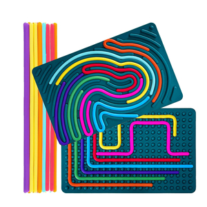 Juguetes Sensoriales de Silicona Silenciosos para Niños, Tablero Sensorial Plegable, Tablero de Actividades Sensoriales para el Estrés, Ansiedad, TDAH, Autismo - Product Image 1