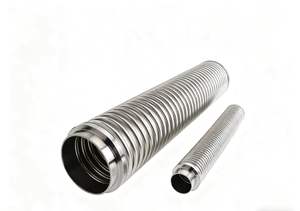 304 paslanmaz çelik kaynaklı oluklu boru ısıya dayanıklı Metal hortum duman egzoz borusu su borusu şok emme bükme - Product Image 4