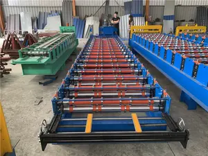 Mesin Pembentuk Roll Lembaran Atap Logam Tr4 /Tr5 untuk Pasar Peru /Mesin Pembentuk Profil Atap Logam - Product Image 6