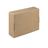 Venta caliente de papel Kraft corrugado envío Comercio electrónico caja de embalaje caja de correo personalizada para productos de belleza